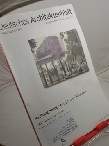 Artikelbild des Artikels “8/2009 Postkartenmoderne und andere Stilbrüche “