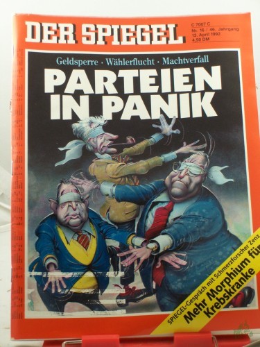 Product image of the product “16/1992, 13. April, Parteien in Panik ”