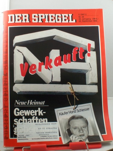 Artikelbild des Artikels “39/1986, 22. September, Verkauft! “