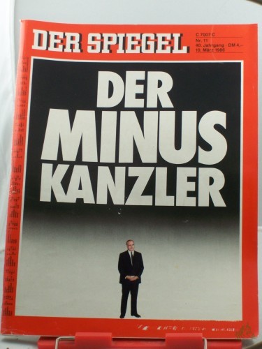 Product image of the product “11/1986, 10. März, Der Minus Kanzler ”