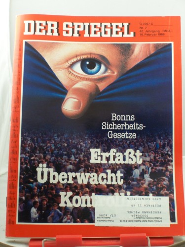 Artikelbild des Artikels “7/1986, 10 Februar, Erfaßt, überwacht, kontrolliert “