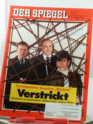 Product image of the product “9/1986, Verstrickt, Parteispenden Kanzlers Blackout ”