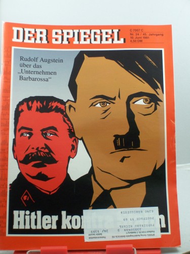 Artikelbild des Artikels “24/1991, 10. Juni, Hitler contra Stalin “
