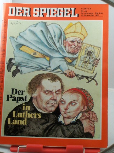Artikelbild des Artikels “46/1980, 10. November, Der Papst in Luthers Hand “