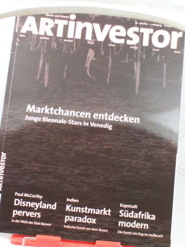 Artikelbild des Artikels “2/2005, Marktchancen entdecken, junge Biennale Stars in Venedig “