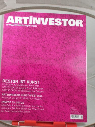 Artikelbild des Artikels “5/2008, Design ist Kunst im Studio von Rolf Sachs, im Gespräch mit
Kiki Smith “