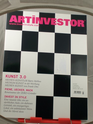 Artikelbild des Artikels “3/2009, Kunst 3.0, Medienkünstler Bjorn Melhus, Medien Kunst von
Frank Otto “