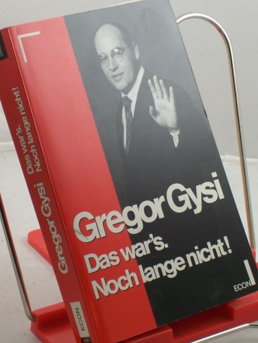 Artikelbild des Artikels “Das war's. Noch lange nicht! / Gregor Gysi “