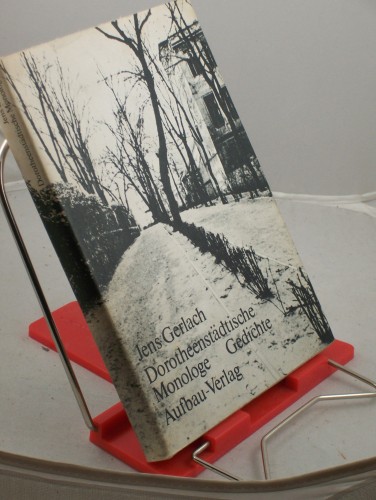 Artikelbild des Artikels “Dorotheenstädtische Monologe : Gedichte / Jens Gerlach “