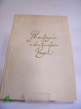 Artikelbild des Artikels “Phantasie - du bunter Vogel : Lyrik aus dem Kreis Glauchau / hrsg. vom
Kreiskabinett für Kulturarbeit Glauchau “
