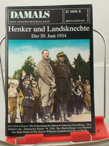 Artikelbild des Artikels “6/1984, Henker und Landsknechte “