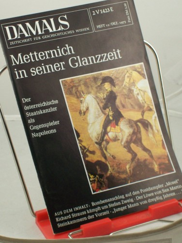 Artikelbild des Artikels “12/1973, metternich in seiner Glanzzeit “