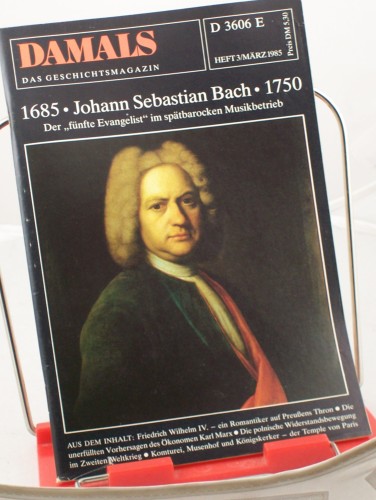 Artikelbild des Artikels “3/1985, 1685 Johann Sebastian Bach “