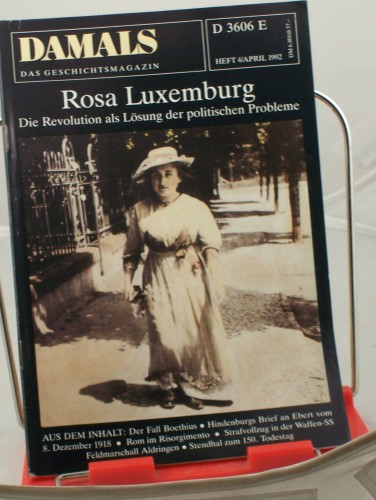 Artikelbild des Artikels “4/1992, Rosa Luxemburg “