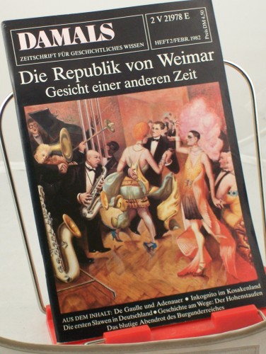 Artikelbild des Artikels “2/1982, Die Republik von Weimar “