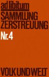 Artikelbild des Artikels “ad libitum Nr. 4. Sammlung Zerstreuung “