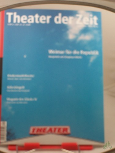 Artikelbild des Artikels “Heft 04/2002 Weimar für die Republik Gespräch mit Stephan Märki “