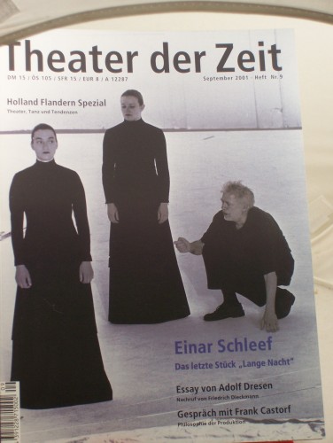 Artikelbild des Artikels “Heft 09/2001 Einar Schleef Das letzte Stück 