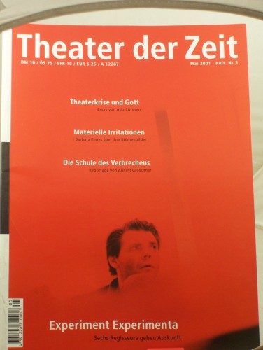 Artikelbild des Artikels “Heft 05/2001 Experiment Experimenta Sechs Regisseure geben Auskunft “