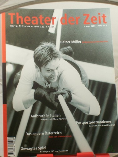 Artikelbild des Artikels “Heft 01/2000 Heiner Müller Entdeckung aus dem Nachlass “