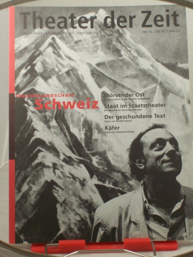 Artikelbild des Artikels “Heft 11/1997 Heft 11/1997 Theaterlandschaft Schweiz “