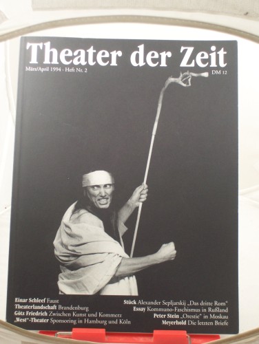 Artikelbild des Artikels “Heft 03/1994 Theaterlandschaft Brandenburg “