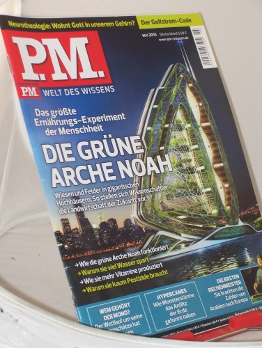 Artikelbild des Artikels “5/2010, Die grüne Arche Noah Wiesen und Felder in gigantischen
Hochhäusern “