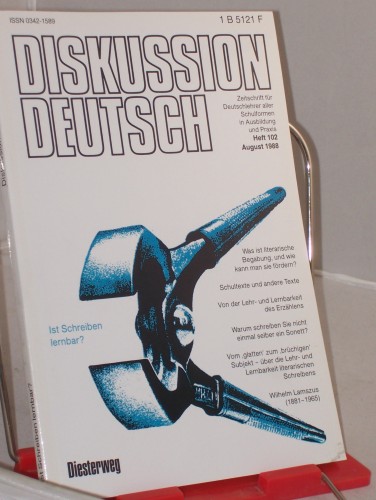 Artikelbild des Artikels “8/1988, Ist Schreiben lernbar “