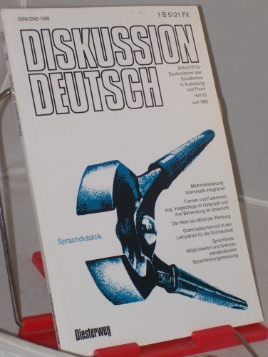 Artikelbild des Artikels “6/1982, Sprachdidaktik “