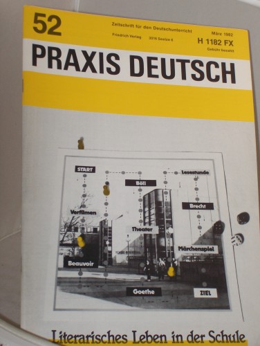 Artikelbild des Artikels “3/1982, Literarisches Leben in der Schule “