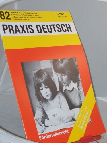 Artikelbild des Artikels “3/1987, Förderunterricht “