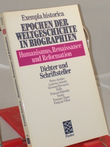 Product image of the product “Exempla historica. -Band. 22 : Humanismus, Renaissance und Reformation. Dichter und Schriftsteller ”