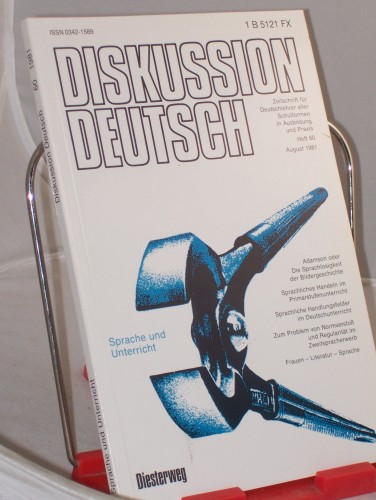 Artikelbild des Artikels “8/1981, Sprache und Unterricht “