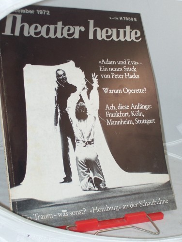 Artikelbild des Artikels “12/1972, Adam und Eva ein neues Stück von Peter Hacks “