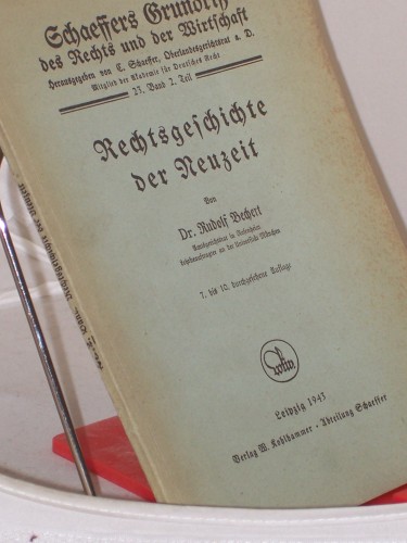 Artikelbild des Artikels “Rechtsgeschichte der Neuzeit / Rudolf Bechert “