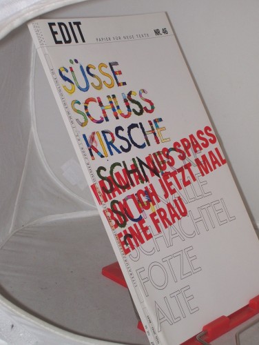 Artikelbild des Artikels “Edit : Papier für neue Texte / hrsg. vom Literaturverein eDiT eFaU
e.V. Zeitschrift/Serie “