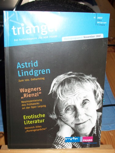 Artikelbild des Artikels “Triangel, 11/2007, Astrid Lindgren “