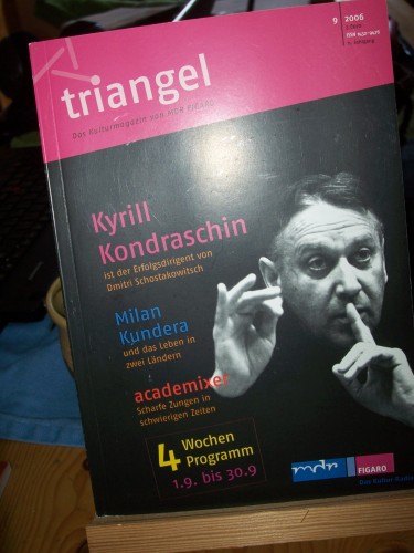 Artikelbild des Artikels “Triangel 9/2006, Kyrill Kondraschin “