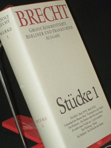 Artikelbild des Artikels “Brecht, Bertolt: Werke. - Band. 1. Stücke. / Bearb. von Hermann
Kähler “