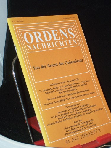 Artikelbild des Artikels “Von der Armut der Ordensleute, Heft 2/2005 “