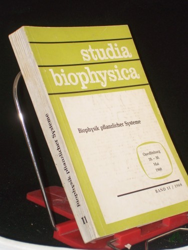 Product image of the product “Symposium Biophysik Pflanzlicher Systeme (1968 : Quedlinburg) , Band 11/1968 ”