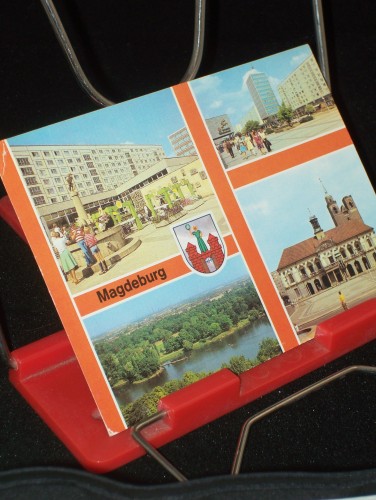 Artikelbild des Artikels “Magdeburg, Am Eulenspiegelbrunnen, Karl Marx Straße, Blick vom
Aussichtsturm im Kulturpark Rotehorn, Rathaus “