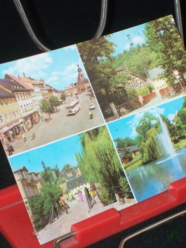 Artikelbild des Artikels “Schmölln (Bezirk Leipzig), Marktplatz, Blick zum Aussichtsturm, Blick zum Brückenplatz, Am Brauereiteich “