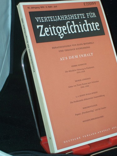 Artikelbild des Artikels “3/1970 “