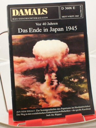 Artikelbild des Artikels “9/1985, das Ende in Japan 1945 (vor 40 Jahren) “