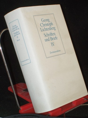 Artikelbild des Artikels “Schriften und Briefe IV, Hrsg. v. Wolfgang Promies “