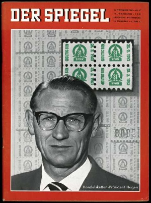 Artikelbild des Artikels “47/1960, Handelsketten Präsident Hagen “