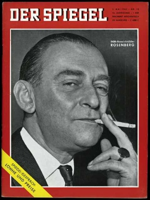 Artikelbild des Artikels “18/1962, DGB Generalstäbler Rosenberg “