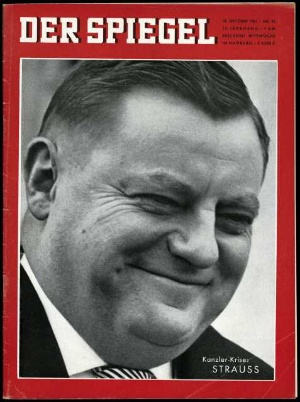Artikelbild des Artikels “43/1961, Kanzler Krise STRAUSS “