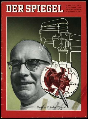 Artikelbild des Artikels “31/1961, Motoren Erfinder Wankel “